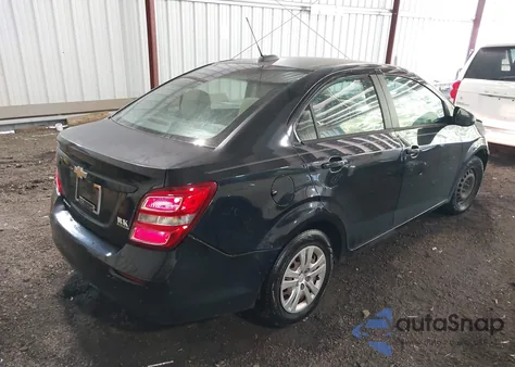 2017 Chevrolet Sonic Ls Auto из США, поврежденный, VIN 1G1JB5SHXH4102773